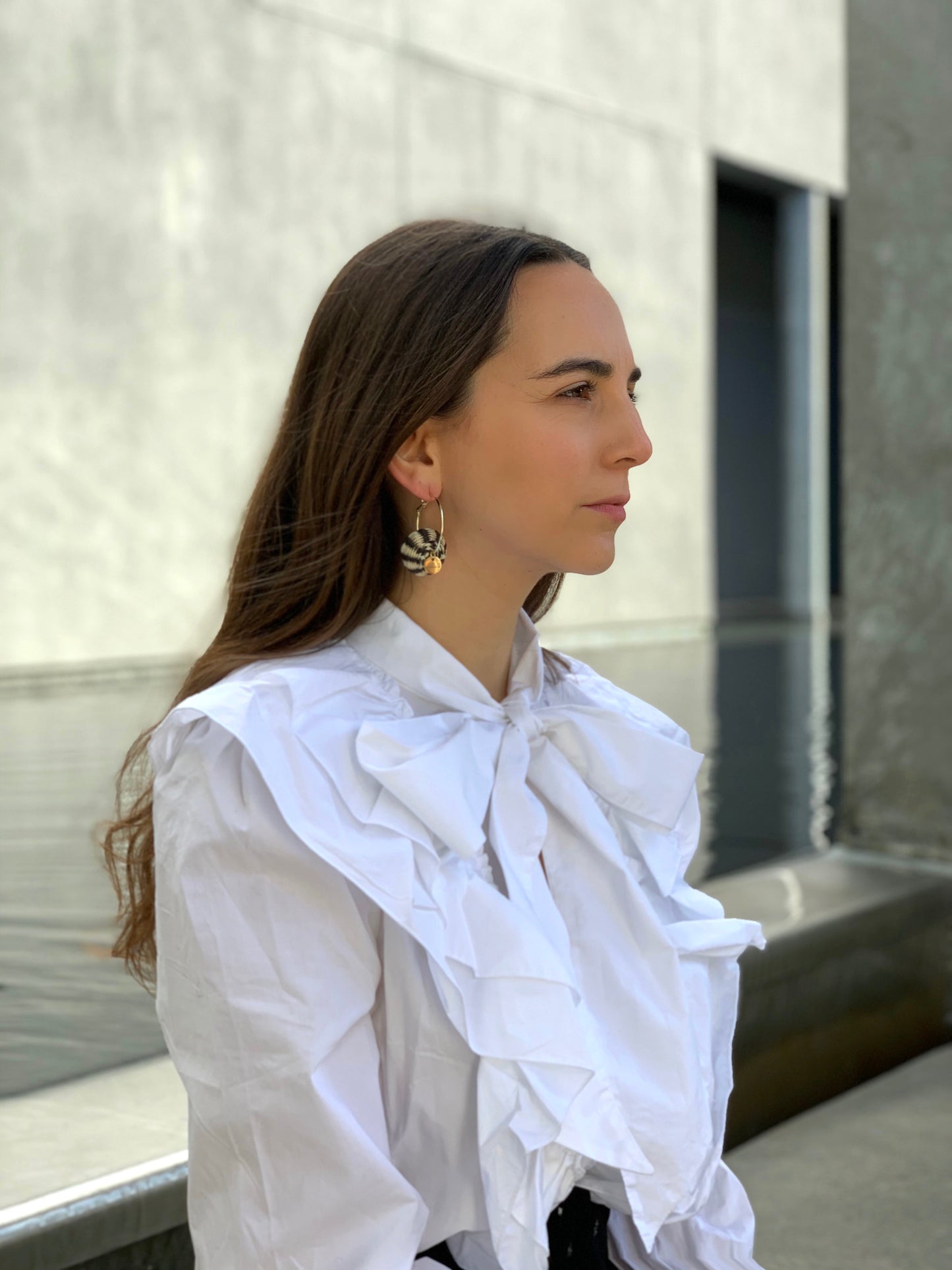 Pendientes Claudia natural