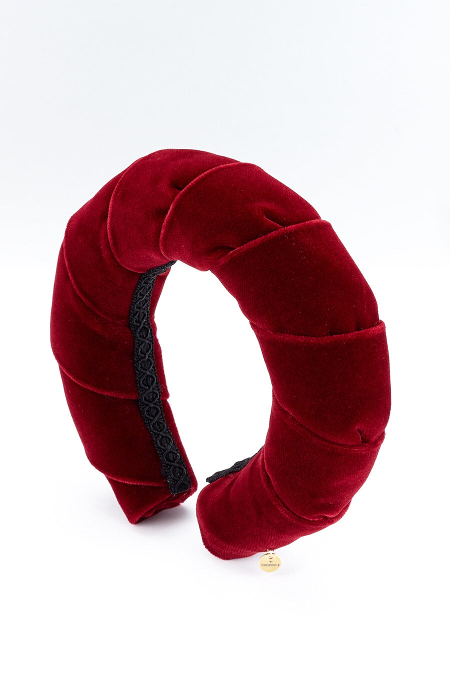 Ophelia headband garnet