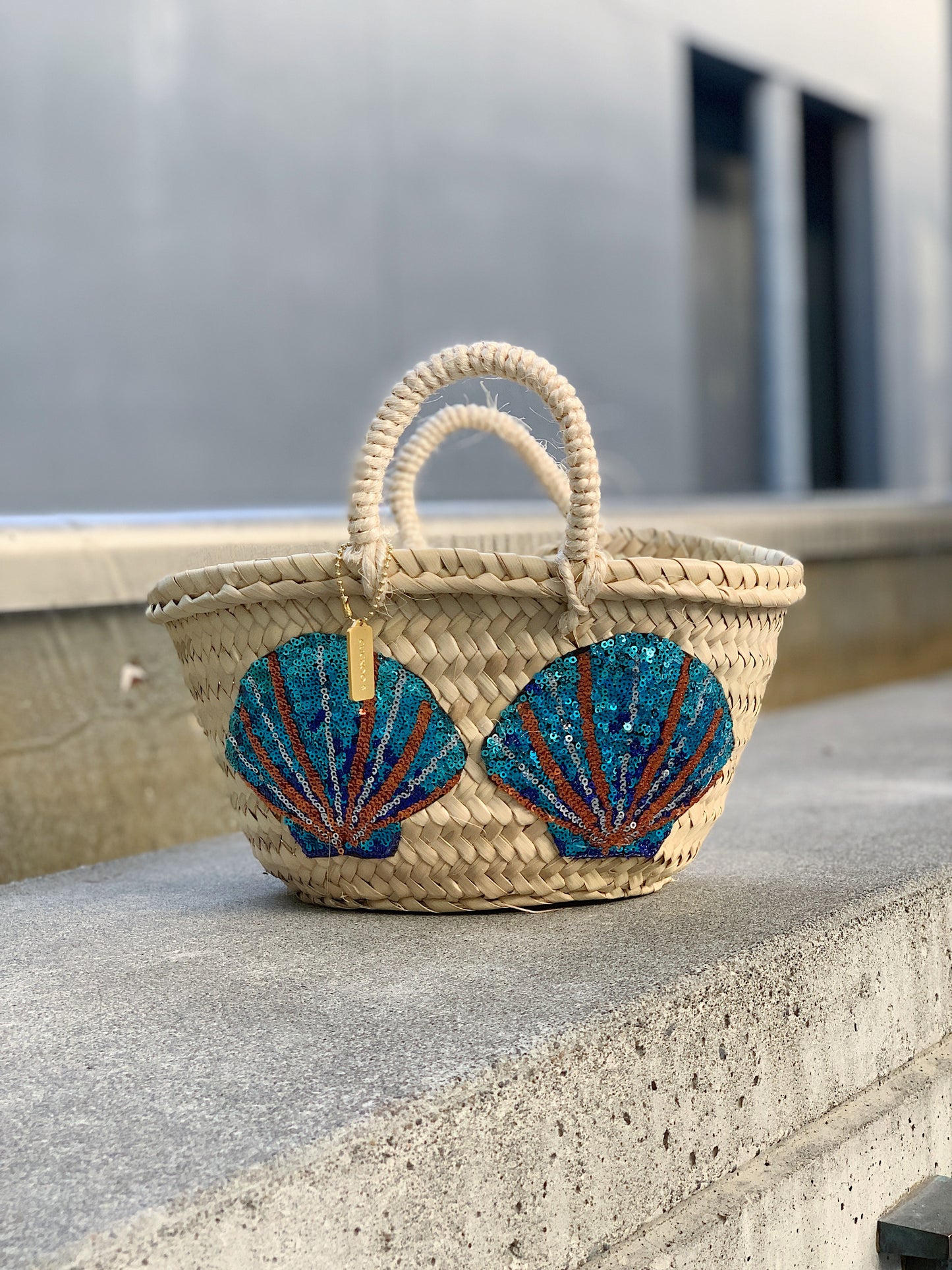 Bolso Margarita conchas marinas